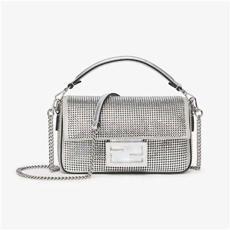 fendi triangle bag|fendi baguette silver.